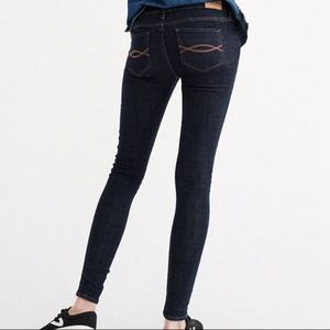 Abercrombie Super Skinny Dark Wash Jeans Size 0